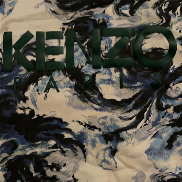 KENZO Logo Cloud Graphic T-Shirt - Picture 4 of 5